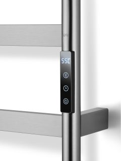 Полотенцесушитель электрический Wonzon & Woghand D?sseldorf WW-A204-BR 47x162 см брашированный никель